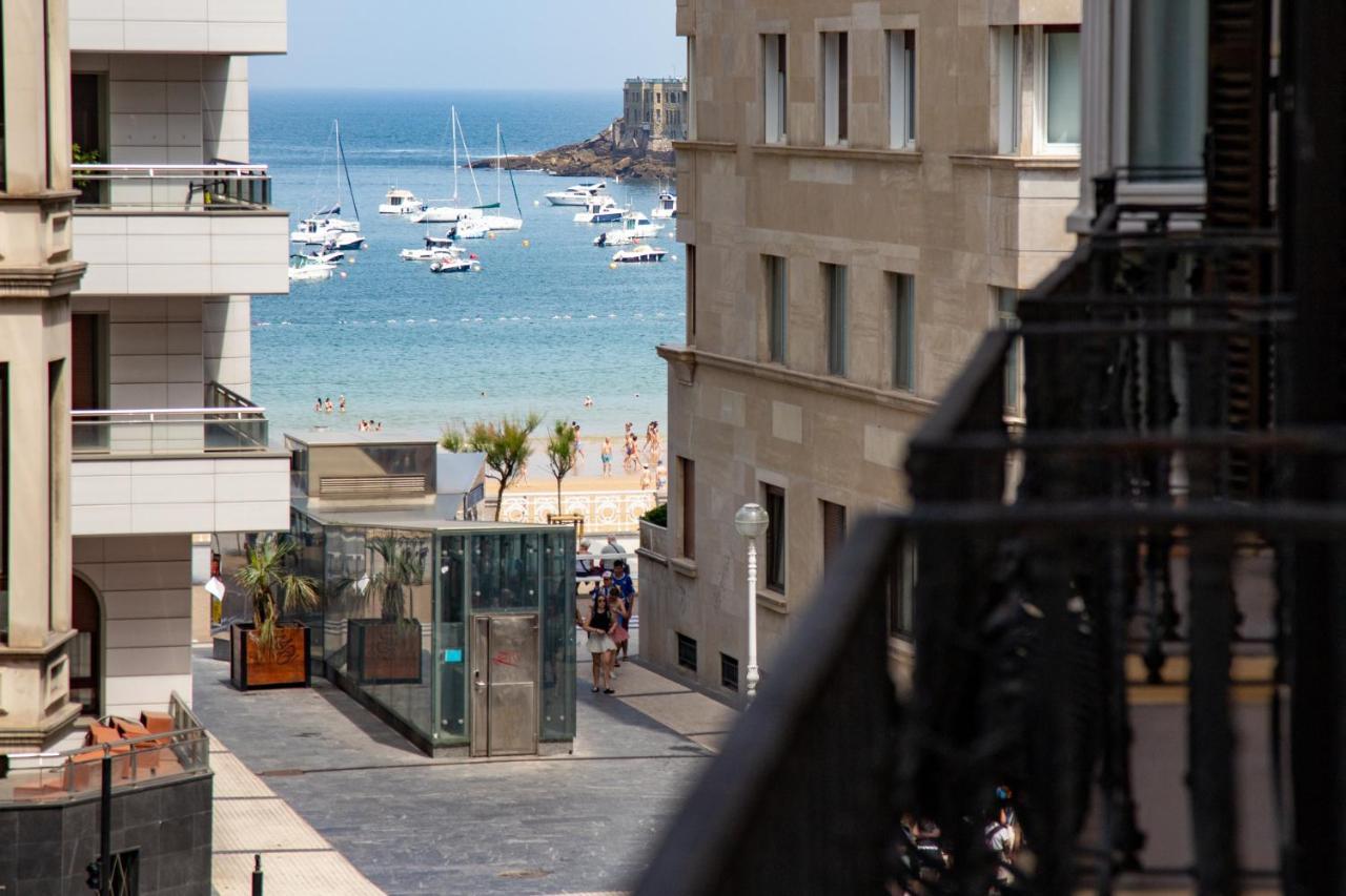La Concha Cozy Balcony Apartment By Cisan Rentals San Sebastián Kültér fotó